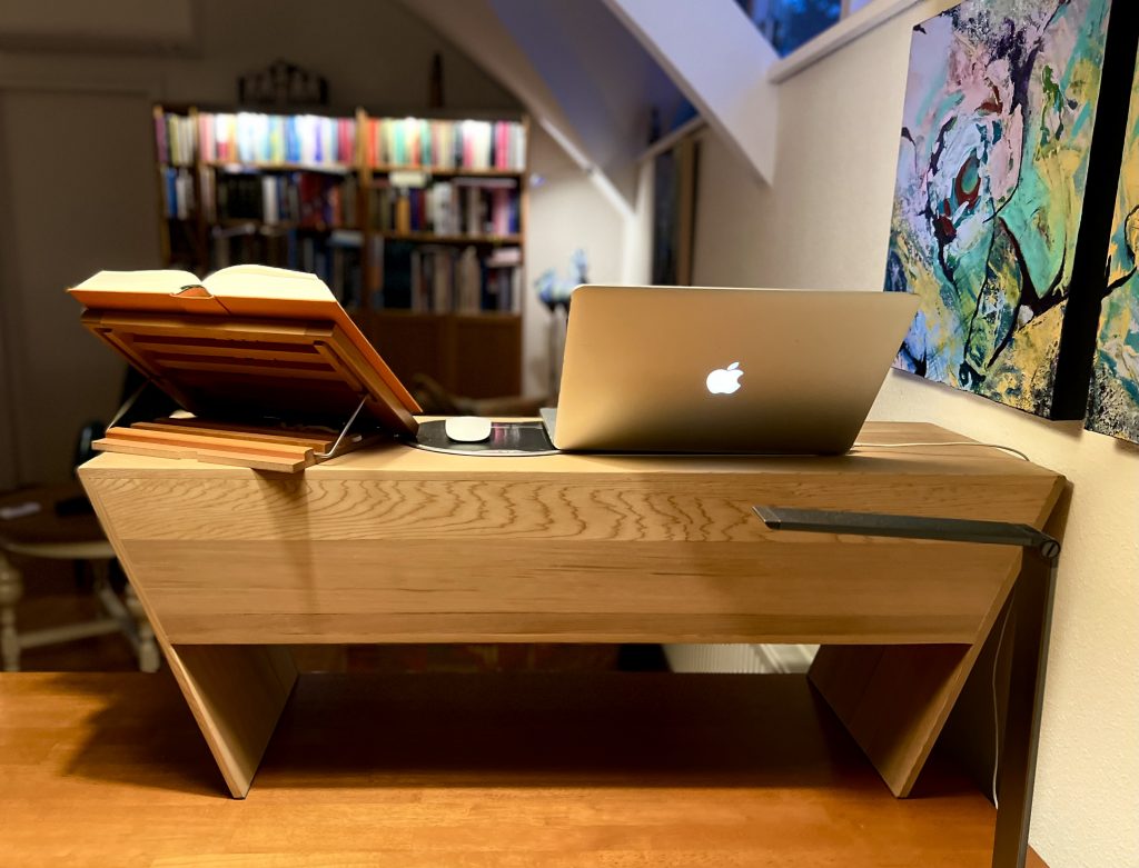 5 Optafel in gebruik achter